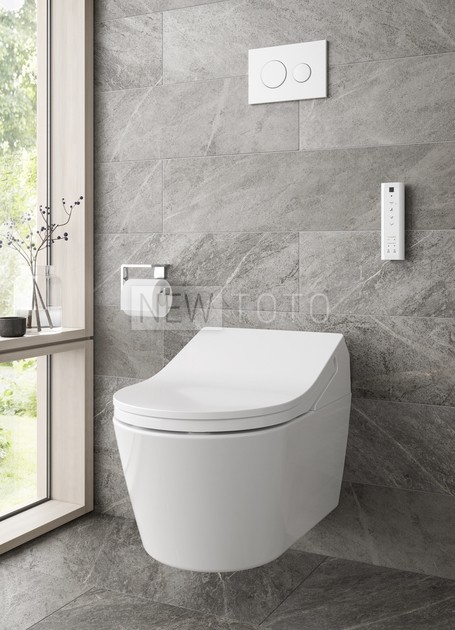 Крышка-биде TOTO Washlet RX eWater + подвесной унитаз RP фото №2