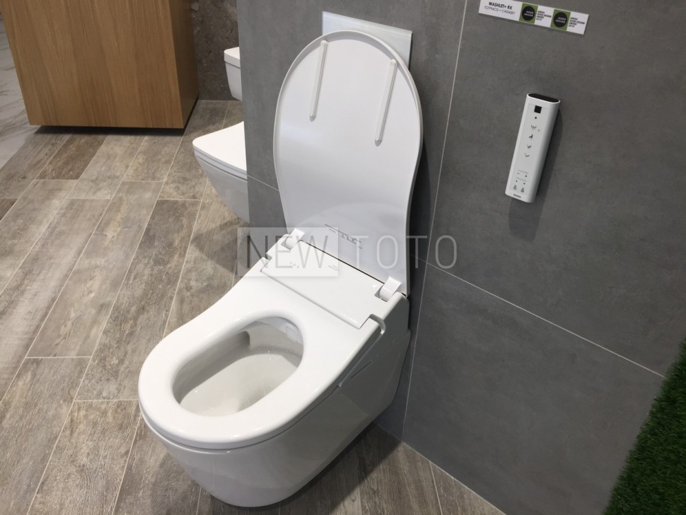 Крышка-биде TOTO Washlet RX eWater + подвесной унитаз RP фото №4