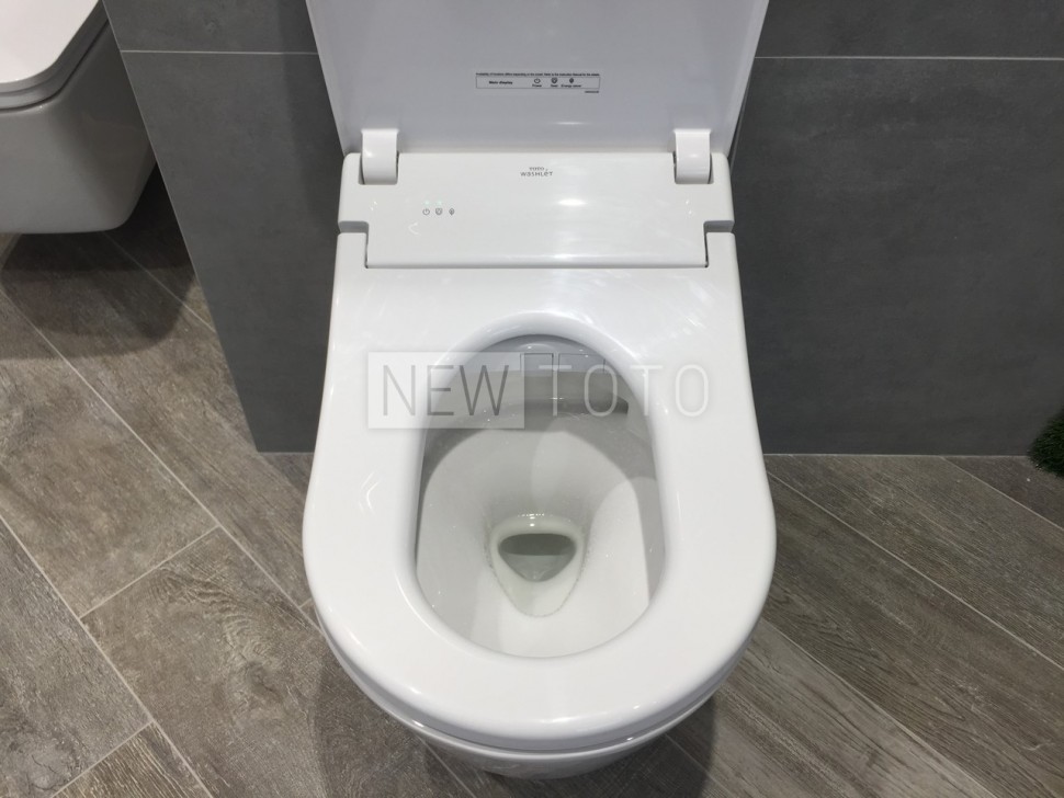 Крышка-биде TOTO Washlet RX eWater + подвесной унитаз RP фото №6