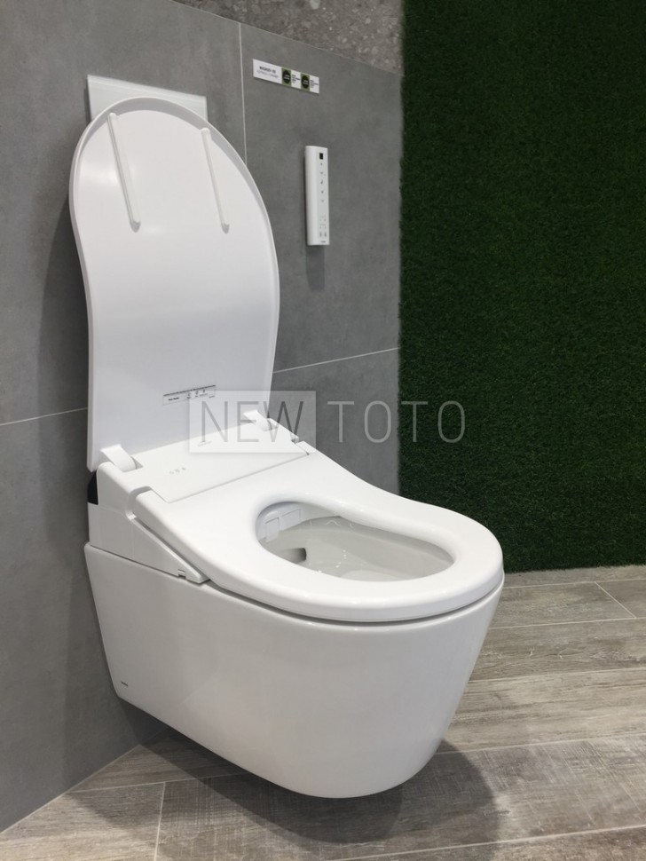 Крышка-биде TOTO Washlet RX eWater + подвесной унитаз RP фото №8