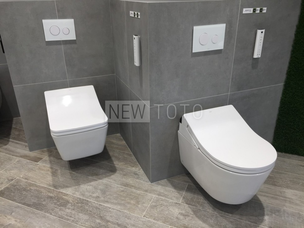 Крышка-биде TOTO Washlet RX eWater + подвесной унитаз RP фото №10