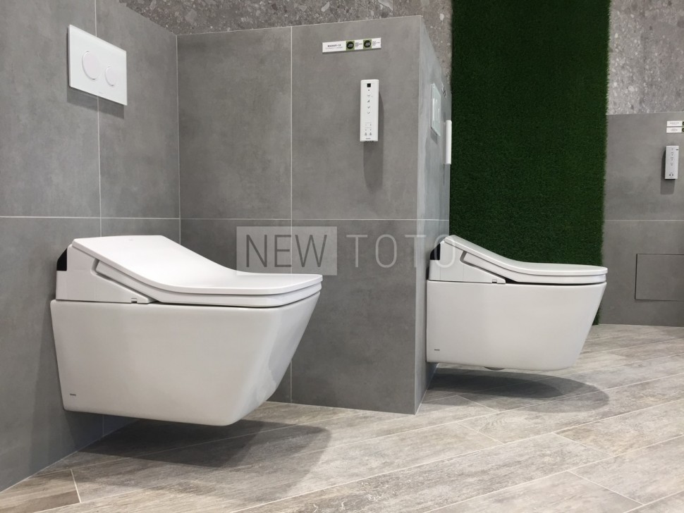 Крышка-биде TOTO Washlet RX eWater + подвесной унитаз RP фото №11