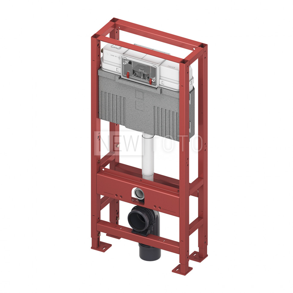 Застенный модуль TECEconstruct со сливным бачком Uni 2.0, NEW на четырех опорах, высота 1120 мм фото №1