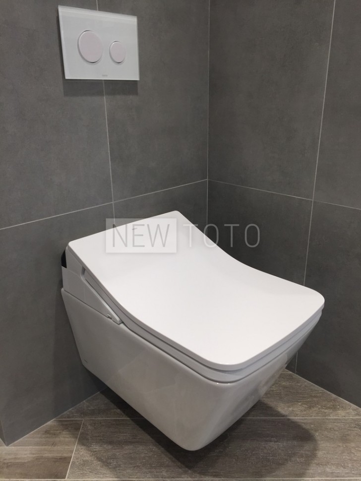 Крышка-биде TOTO Washlet SX eWater + подвесной унитаз SP фото №3