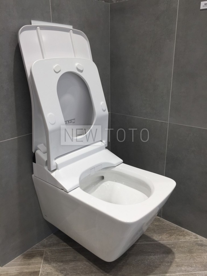 Крышка-биде TOTO Washlet SX eWater + подвесной унитаз SP фото №8