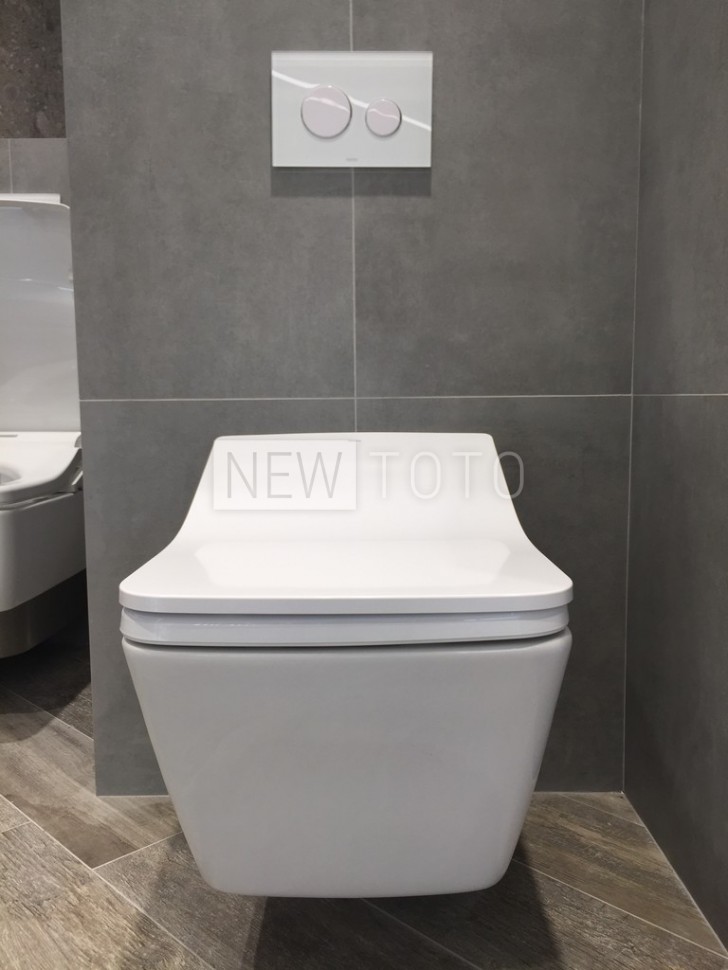Крышка-биде TOTO Washlet SX eWater + подвесной унитаз SP фото №11