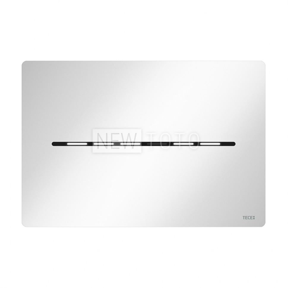 Металлическая панель смыва для унитаза TECEsolid с бесконтактной активацией, батарея 6 В, белый глянцевый фото №1