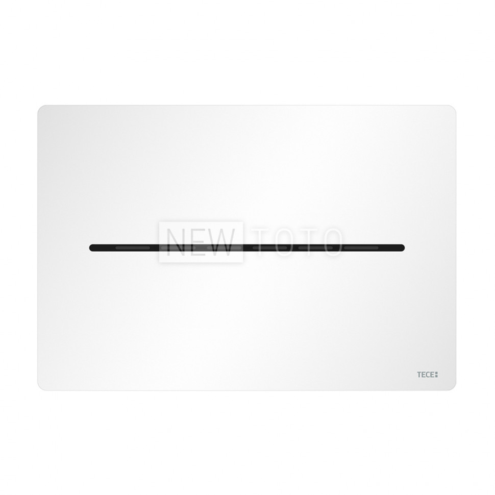 Металлическая панель смыва для унитаза TECEsolid с бесконтактной активацией, батарея 6 В, белый матовый фото №1