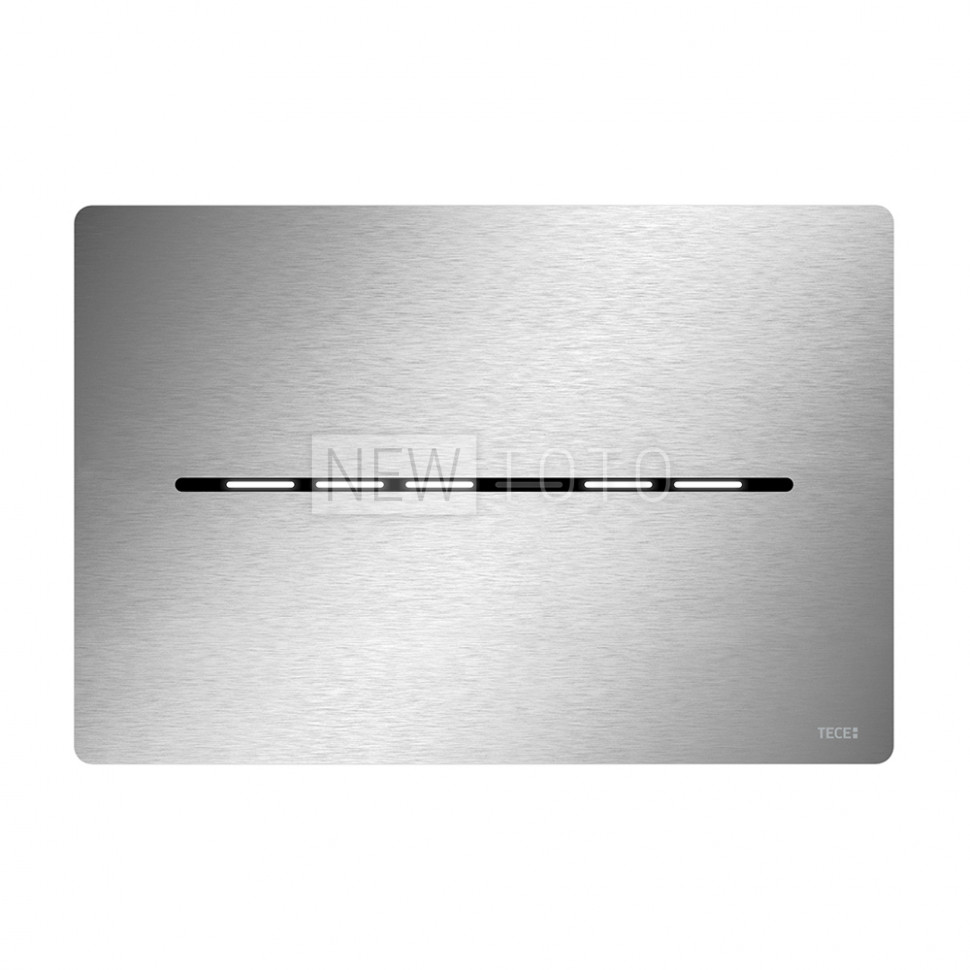 Металлическая панель смыва для унитаза TECEsolid с бесконтактной активацией, батарея 6 В, нержавеющая сталь, сатин (с покрытием против отпечатков пальцев) фото №1