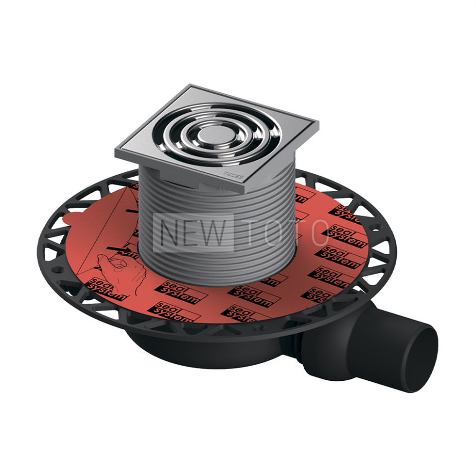 Трап TECEdrainpoint низкий  S 110, с универсальным фланцем Seal System фото №1