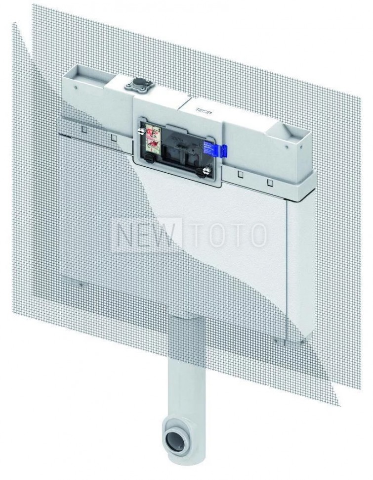 Застенный смывной бачок TECE 13см фото №2